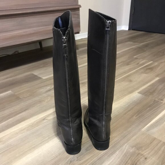 Franco Sarto Ladies Brown Leather Boots Size 6 - Picture 3 of 7